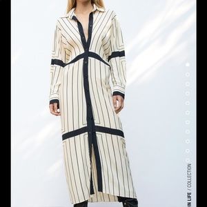 COPY - Zara striped shirt dress size XS